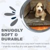 Soggy Doggy Crate Mate Dog Bed - Microfiber Chenille Mat, Travel Bed for Dog - Ultra-Absorbent Kennel Plush Pad (Gray, Medium 20” x 30”)