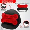 81OTNKREoL._AC_SL1500_.jpg Distract-A-Hat ™ by Warren London - Dog Grooming Distraction Lick Hat for Nail Clipping and Grooming – Adjustable Fit with Adhesive Dog Lick Pad, Spreader & Cleaning Brush Included
