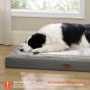 Bedsure XL Dog Bed for Crate - Large Orthopedic Pet Beds with Removable Machine Washable Cover, NOT Waterproof Egg Crate Foam Puppy Mat, Suitable for Pet Up to 80 lbs, 41"x27"x3.3", Not for Chewers