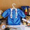 81Q3q3f6LCL._AC_SL1500_.jpg Small Dog Graduation Cap and Gown 2026 with Stole Washable Shirt and Hat Pet Graduation Gown Costume Outfit for Tiny Dog Little Cat Doll Clothes Holiday Halloween Costume Accessory(Blue)