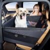 81Tx52UkiPL._AC_SL1300_.jpg Large Dog Car Seat,Back Seat Extender for Dogs,Waterproof Medium Dog Seat Cover for Backseat, Pet Bed for Car Hammock(Black-L)