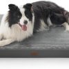 Bedsure XL Dog Bed for Crate - Large Orthopedic Pet Beds with Removable Machine Washable Cover, NOT Waterproof Egg Crate Foam Puppy Mat, Suitable for Pet Up to 80 lbs, 41"x27"x3.3", Not for Chewers
