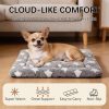 81Z00oufKAL._AC_SL1500_.jpg Dog Bed Mat, Reversible Crate Pad & Cute Dog Bed - Machine Washable Kennel Mat with Ultra Soft for Small Dogs (Cool/Warm), 24" x 18", Grey&Star