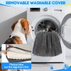 Dog Car Bed, Non-Slip Backseat Extender Pet Mat, Removable Washable Dog Bed for SUVs, Sedans & Trucks, Anti-Slip Travel Bed for Dogs, Easy Clean & Scratch-Proof & Comfort (50"x24.6")