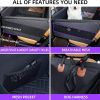 81n5HQiVVTL._AC_SL1300_.jpg Large Dog Car Seat,Back Seat Extender for Dogs,Waterproof Medium Dog Seat Cover for Backseat, Pet Bed for Car Hammock(Black-L)