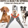 81nGio8gp2L._AC_SL1500_.jpg Dog Nail Clippers - All Steel Material, Built-in Spring,Heavy Duty Dog Nail Trimmer Full Metal Razor Sharp Professional for All Dogs Cats with Thick Toena,Dog Nail Trimmers