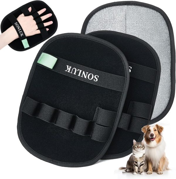 81obCFH2-NL._AC_SL1500_.jpg 2PCS Pet Hair Removal Glove for Dogs&Cats,Upgraded 5-Finger Electrostatic Pet Hair Remover,Reusable Magic Brush Hair Remover Glove for Laundry,Carpets,Sofa Gaps and Car Seats