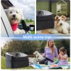 Car Dog Bed - Memory Foam Puppy Car Booster Seat with Safety Leash, Washable, Medium/Small Dogs