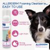 91V-mjbFLL._AC_SL1500_.jpg ALLERDERM Foaming Cleanser- Rinse-Free Waterless Micellar Foam for Dogs and Cats with Sensitive Skin by Virbac