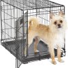 91-02z09PbL._AC_SL1500_.jpg MidWest Homes for Pets 24-Inch iCrate Folding Dog Crate with Divider Panel, Leak-Proof Tray & Secure Latches – Metal Wire Kennel for Small Breeds – Portable, Durable & Easy to Assemble
