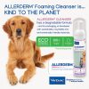 910-XoLTEfL._AC_SL1500_.jpg ALLERDERM Foaming Cleanser- Rinse-Free Waterless Micellar Foam for Dogs and Cats with Sensitive Skin by Virbac