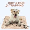 Soggy Doggy Doormat Plain Solid Color Design - Ultra Absorbent Microfiber Chenille Wet Dog Mat for Muddy Paws - Non-Slip and Machine Washable (Beige, Extra-Large 36” x 60”)