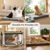 Bedsure XL Dog Bed for Crate - Large Orthopedic Pet Beds with Removable Machine Washable Cover, NOT Waterproof Egg Crate Foam Puppy Mat, Suitable for Pet Up to 80 lbs, 41"x27"x3.3", Not for Chewers