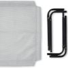 Amazon Basics Cooling Breathable Elevated Dog Bed with Metal Frame for Small Dogs, 36 x 22 x 7.5 Inch, Grey