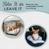91J-r1hqdkL._AC_SL1500_.jpg Best Friends by Sheri Nap Mat Dog Bed with Bolster - Washable Crate Pad, Removable Cover, Frost, Medium, 30x17