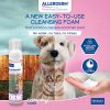 91Ljbl3yoWL._AC_SL1500_.jpg ALLERDERM Foaming Cleanser- Rinse-Free Waterless Micellar Foam for Dogs and Cats with Sensitive Skin by Virbac