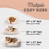 Best Friends by Sheri Soothe & Snooze Lounge Lux Memory Foam Rectangular Dog Bed, Washable, Oyster, Large 36" x 27"