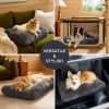91ViqasaBAL._AC_SL1500_.jpg Bedsure Washable Large Dog Bed for Crate, Faux Fur Dog Crate Pad for Large Breed, Plush Soft Comfort Dogs Sleeping Mat, Anti-Slip Pet Kennel Pad, 35" x 23", Dark Grey